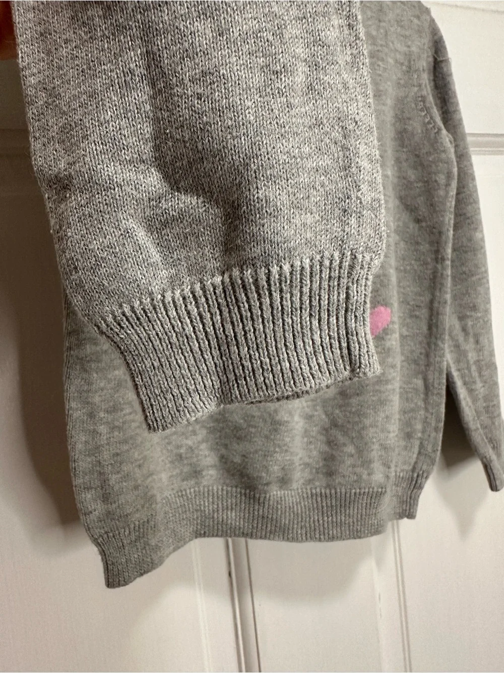 The Children’s Place Unicorn Knit Pullover Sweater in Gray Toddler Size 4T